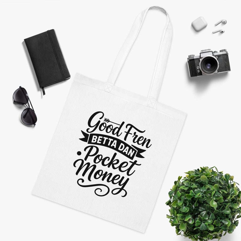 Tote Bag With Popular Jamaican Quote.