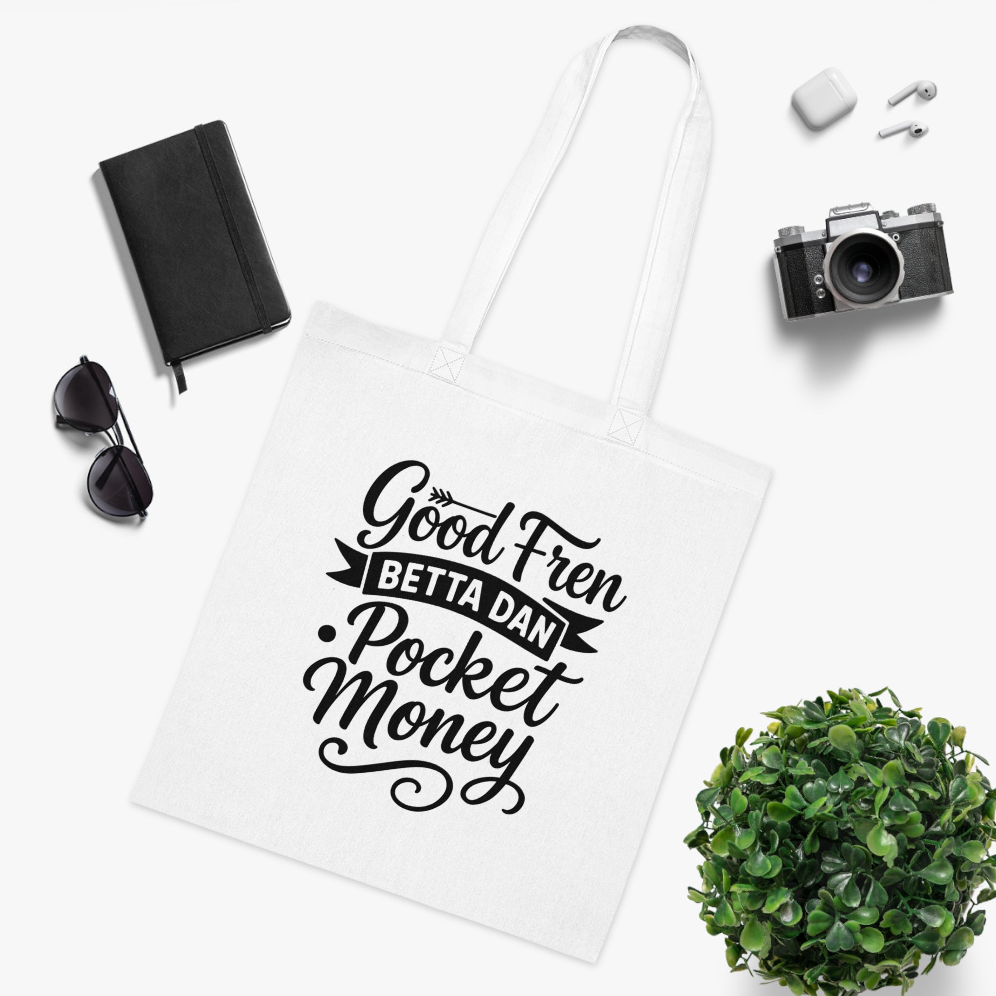 Tote Bag With Popular Jamaican Quote.