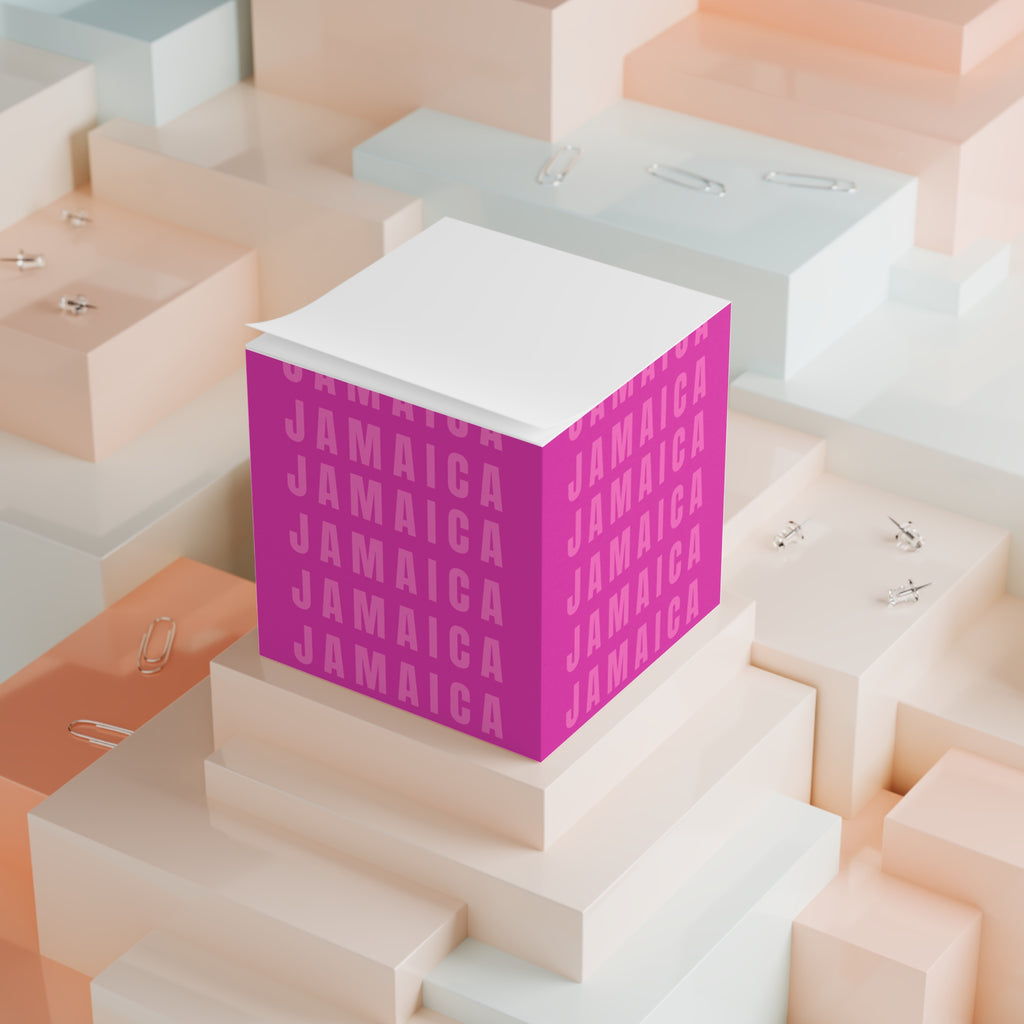 Pink Note Cube