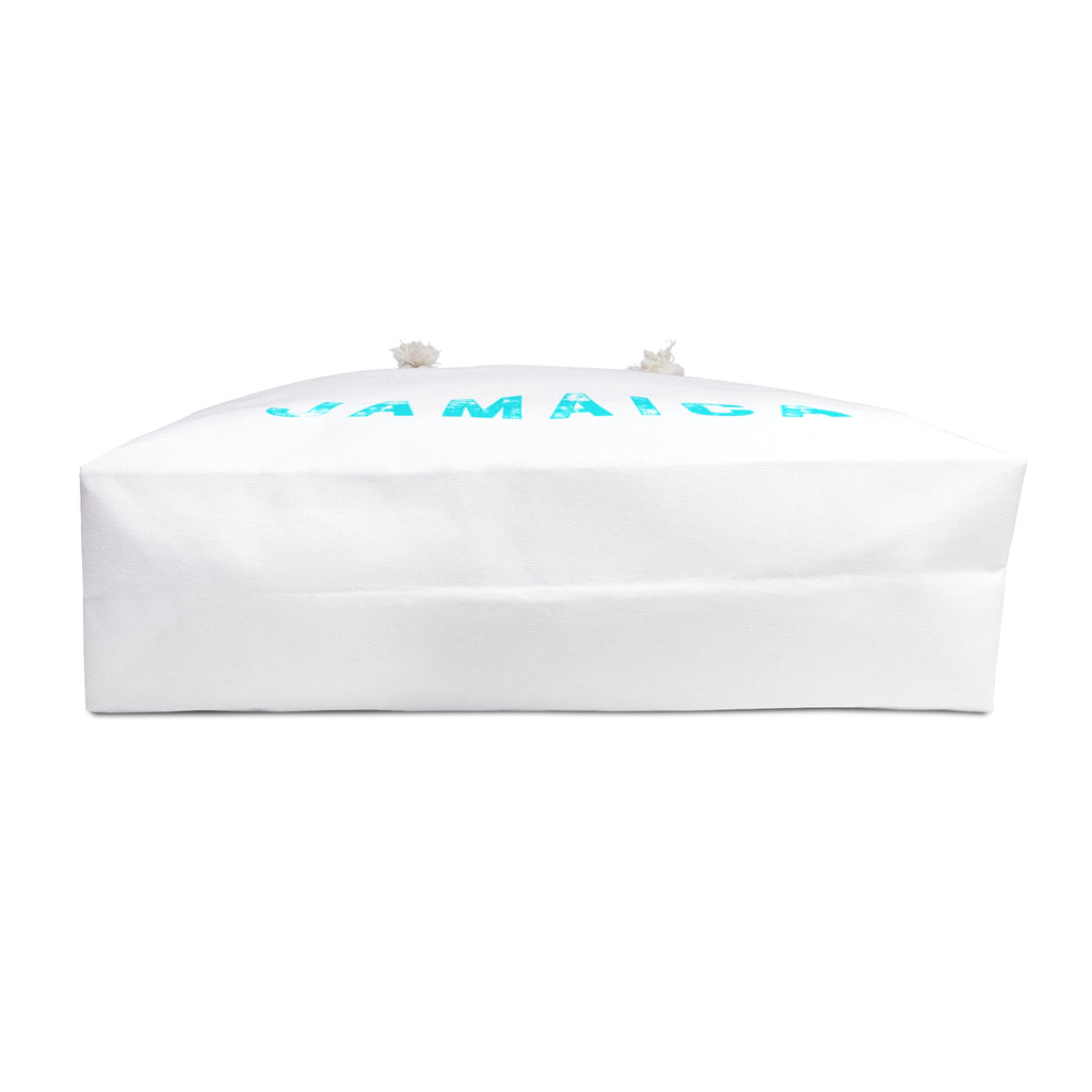 Weekender Bag With Bold "Jamaica" print.