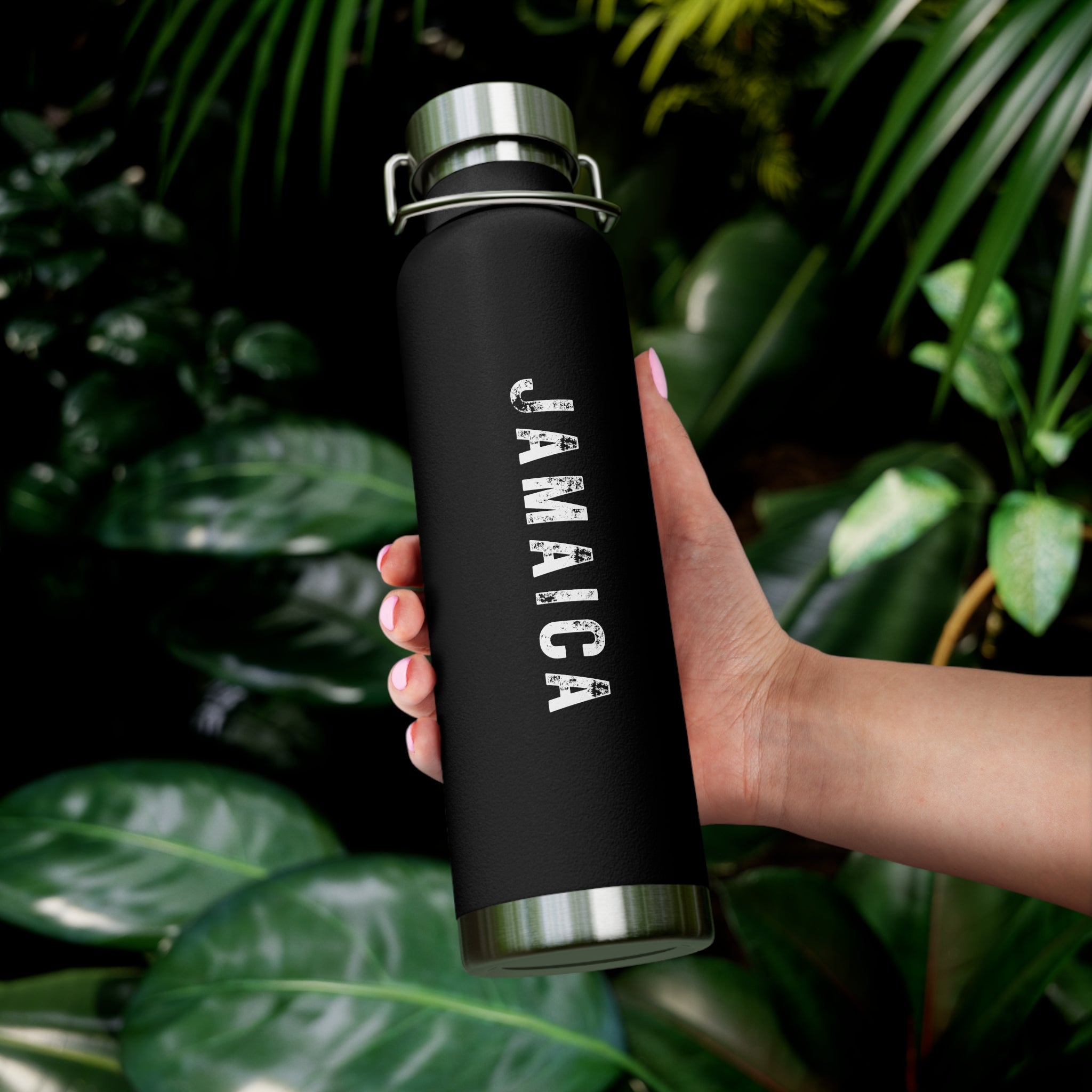 Black Copper Insulated Water Bottle