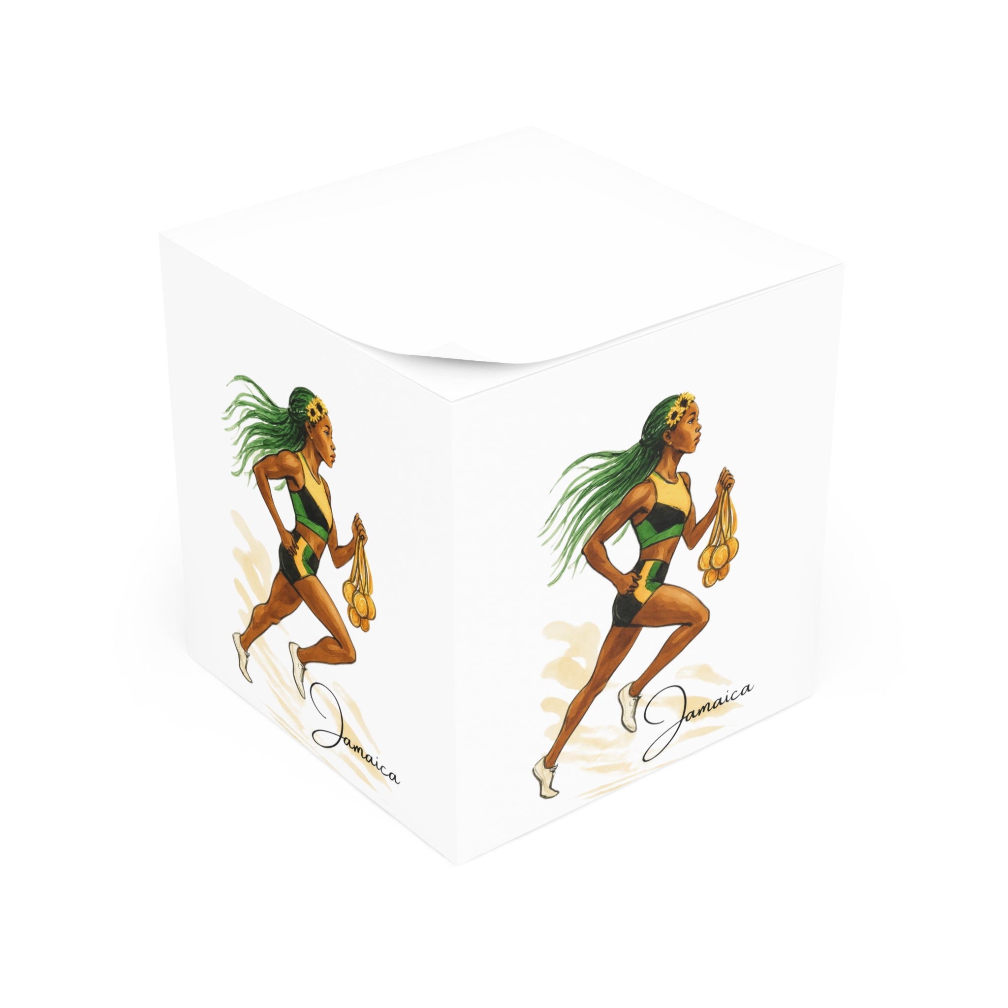 Note Cube With Sprint Queen.