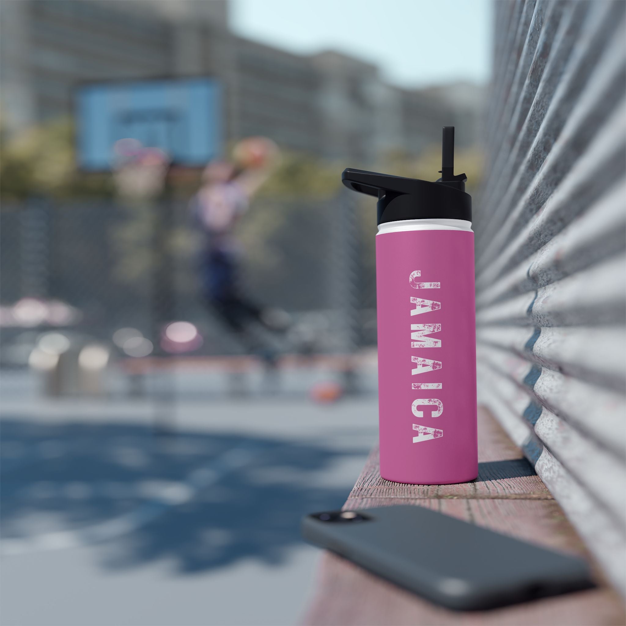 Pink Stainless Steel Water Bottle
