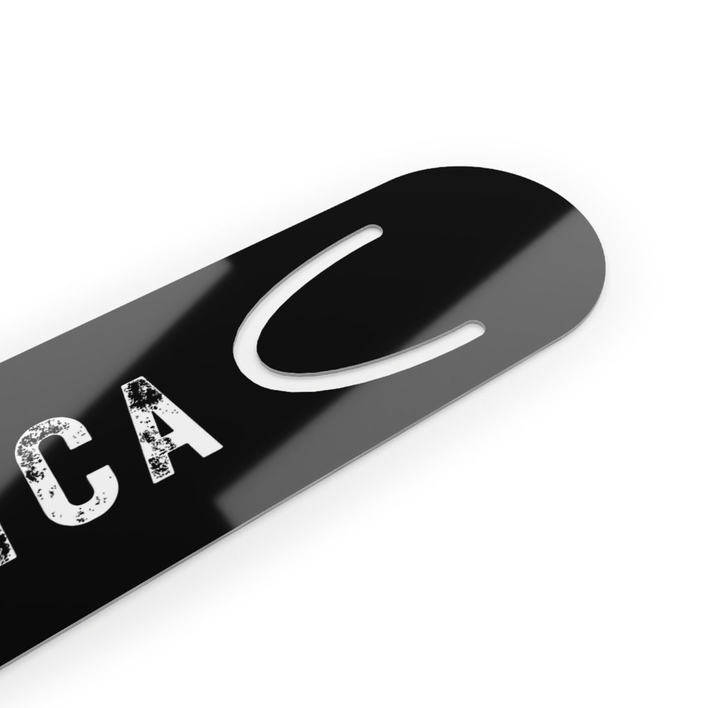 Black Bookmark With Bold "Jamaica" Print.