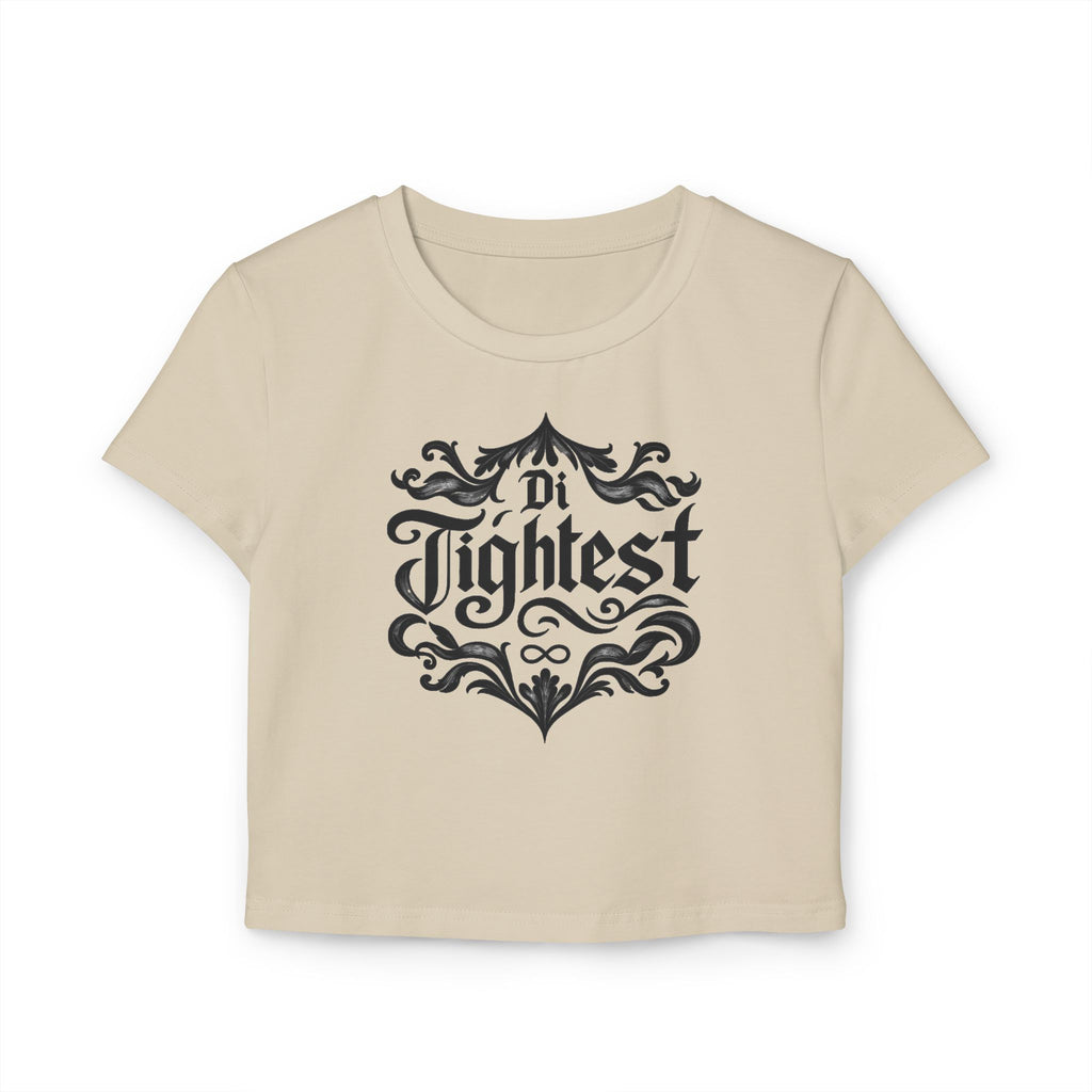 Trendy Baby Tee With "Di Tightest" Print.