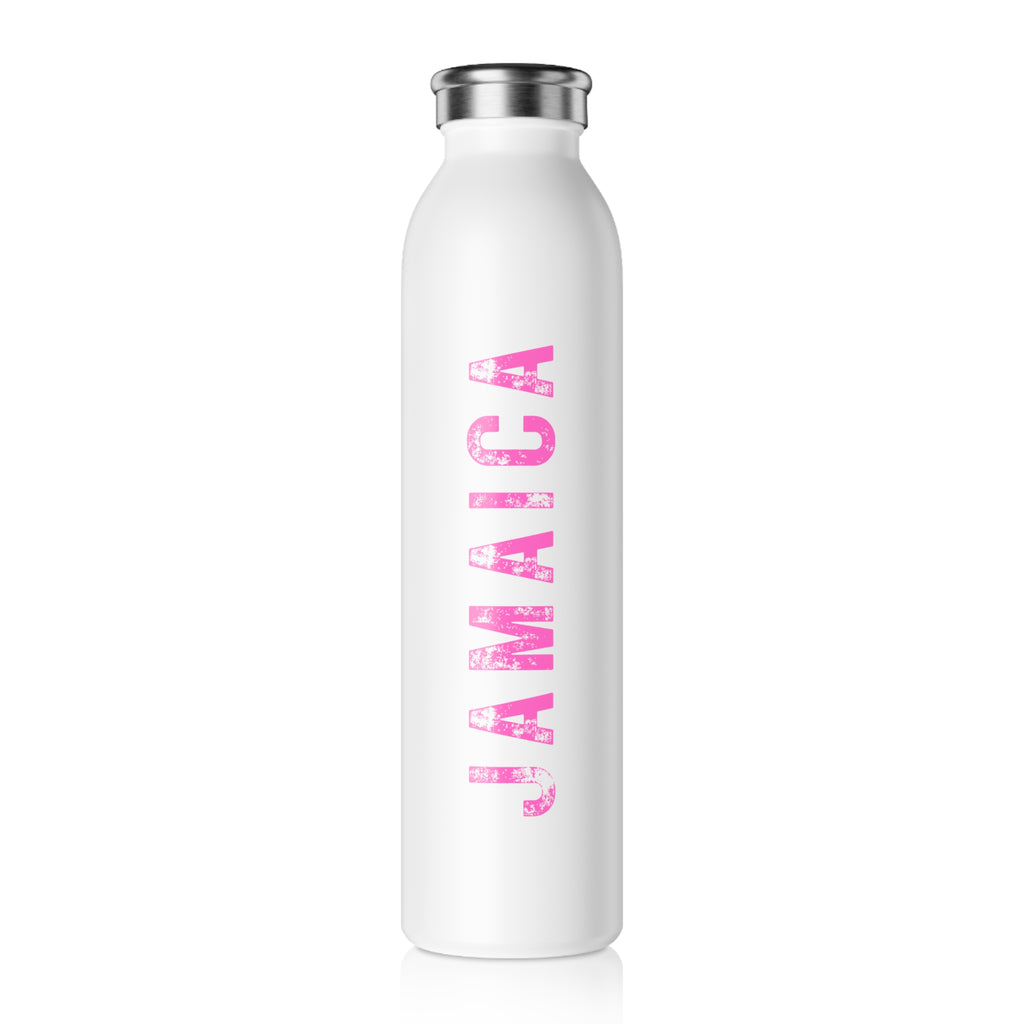 Pink & White Water Bottle