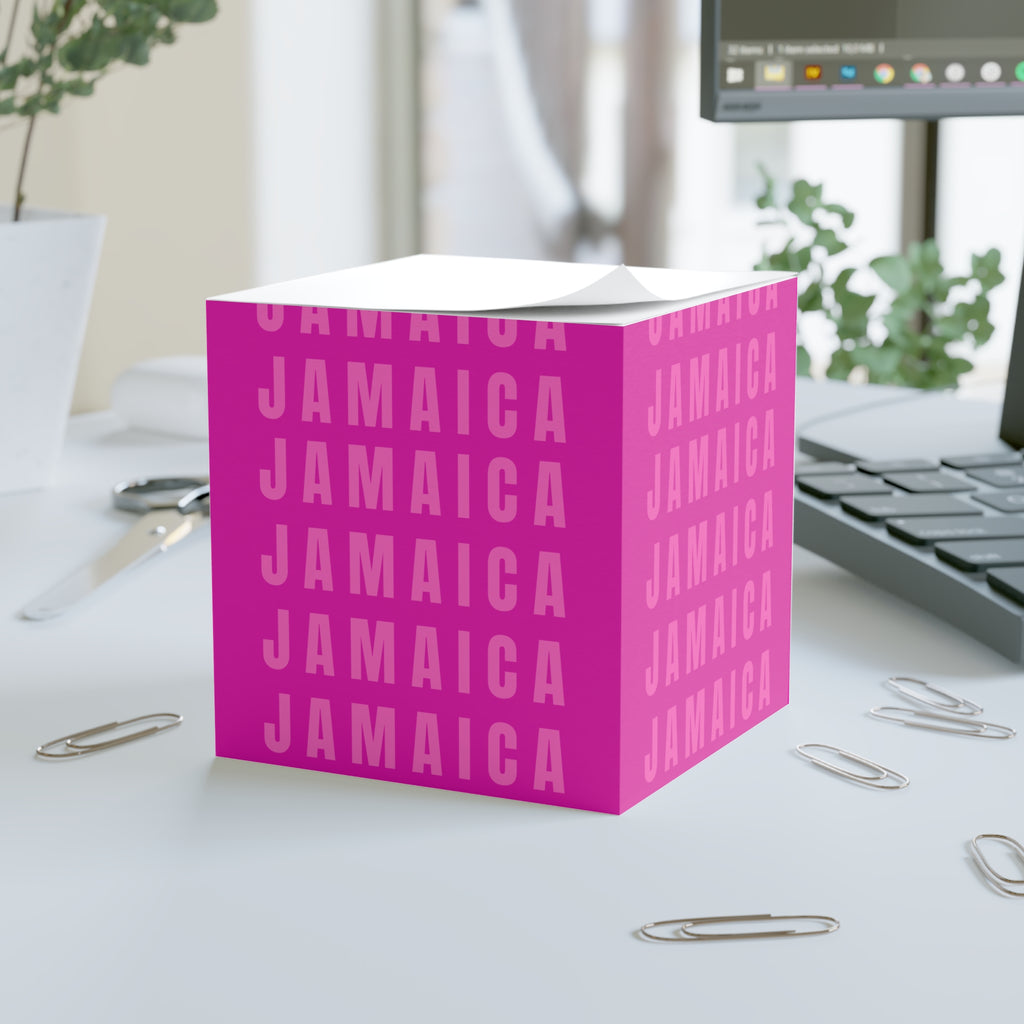 Pink Note Cube