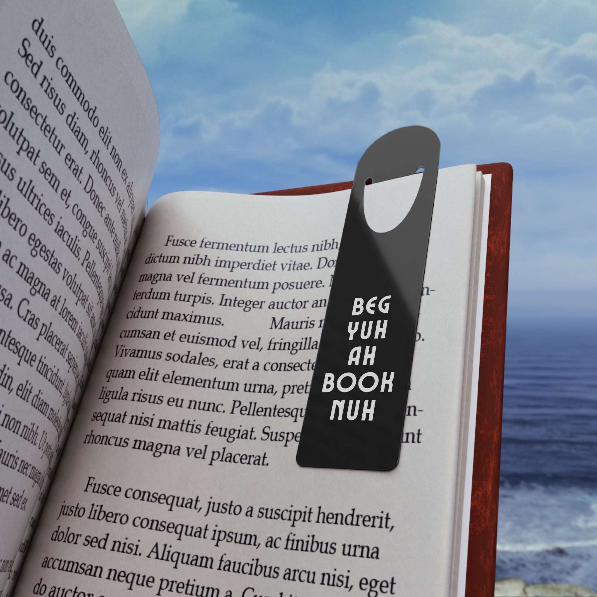 Unique Bookmark with Jamaican Patois design.