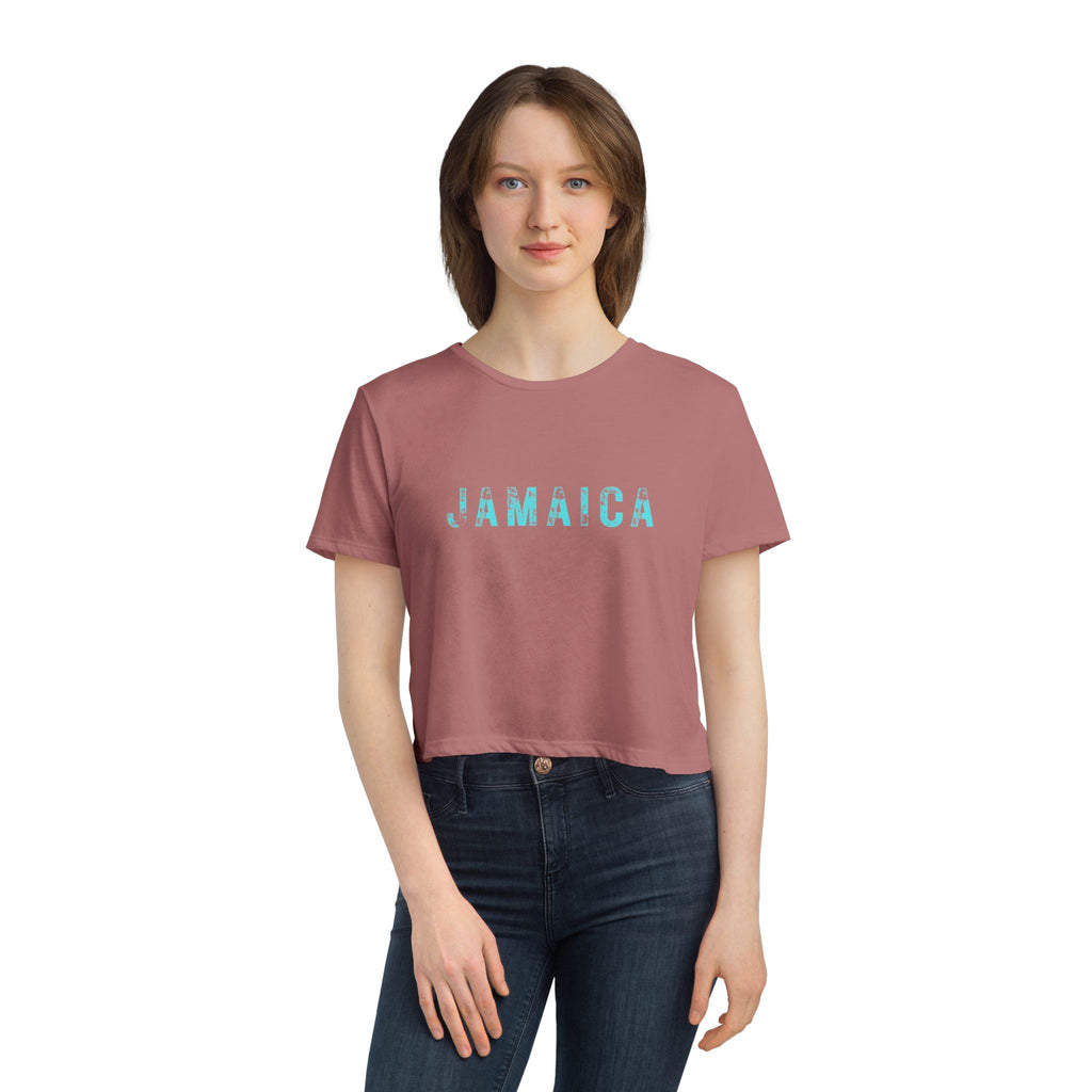 Trendy Cropped Jamaica T-shirt