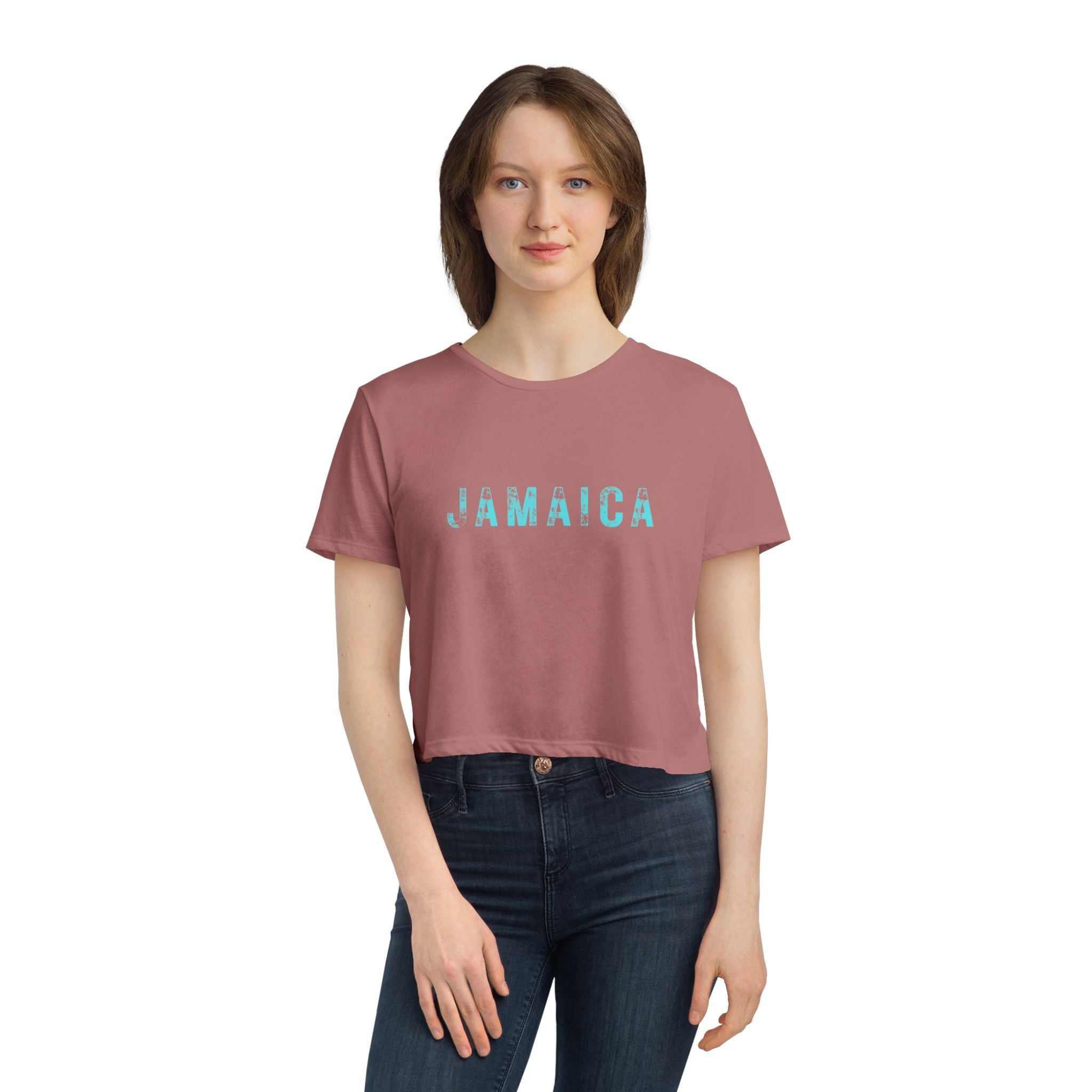 Trendy Cropped Jamaica T-shirt