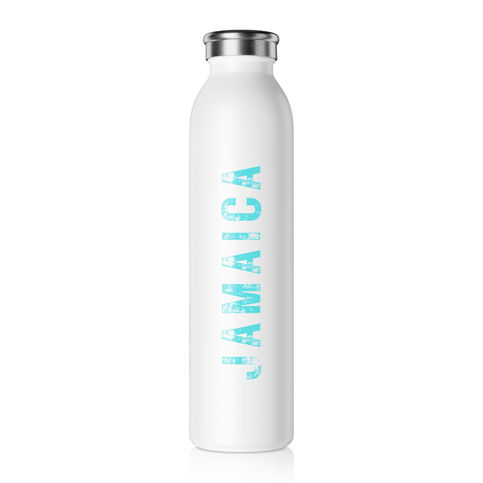 Turquoise & White Water Bottle