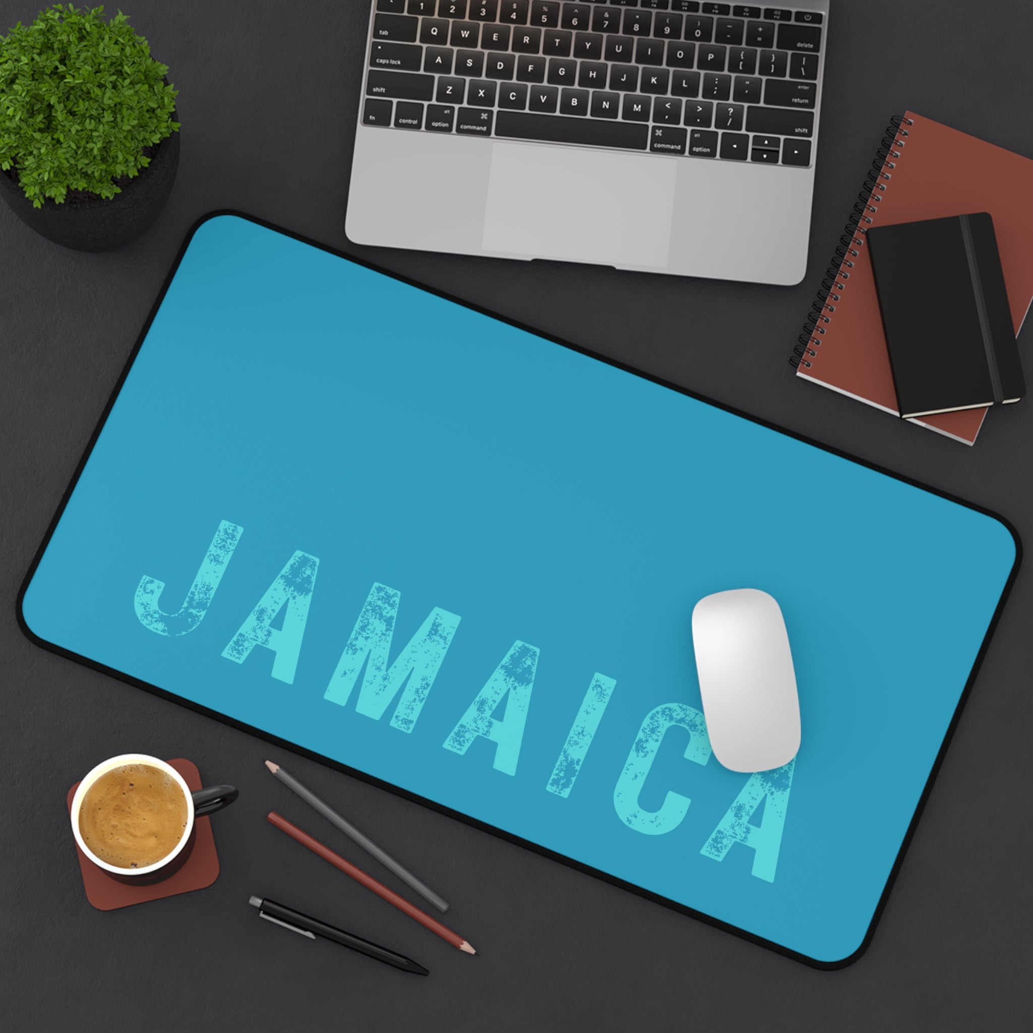 Turquoise Desk Mat