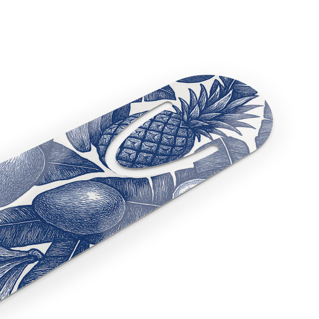 Bookmark In Vintage Tropical Fruit Print.