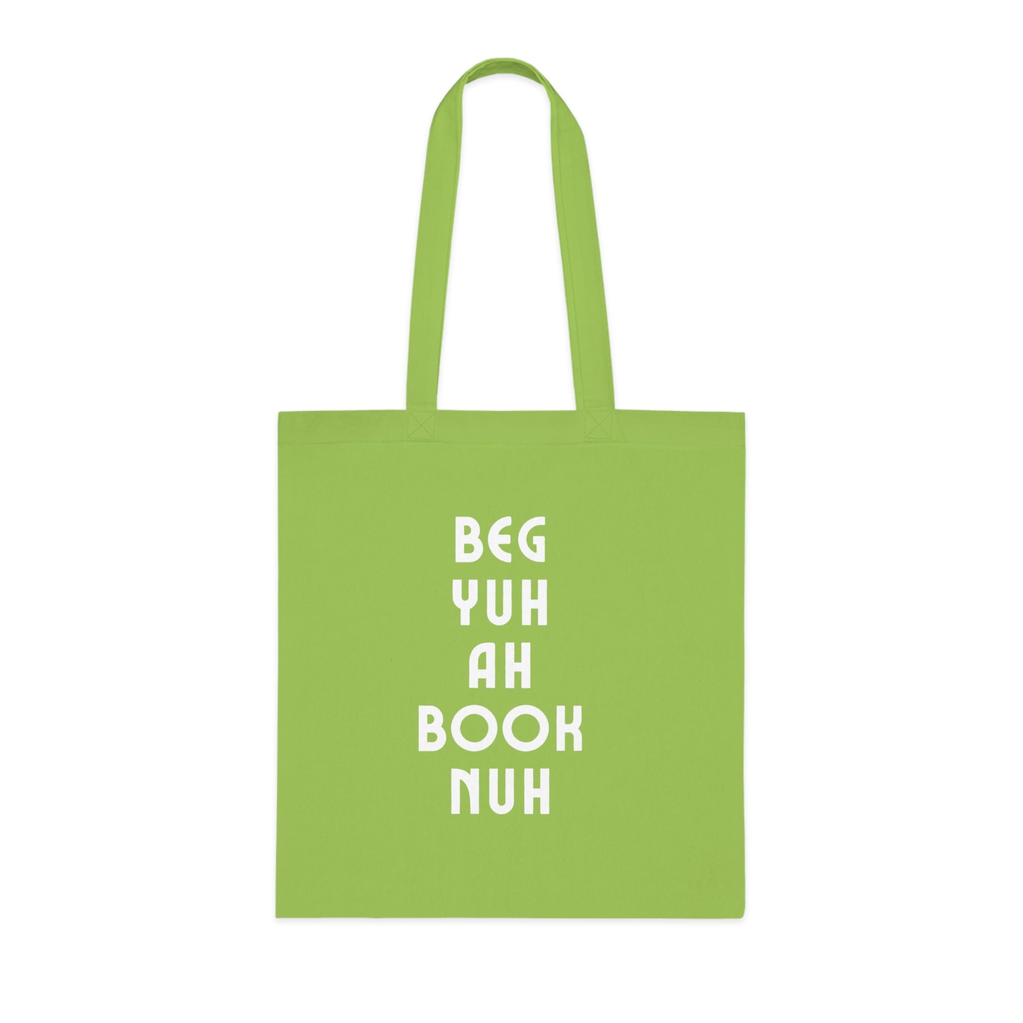 Tote Bag For Book Lovers With Jamaican Patois Print