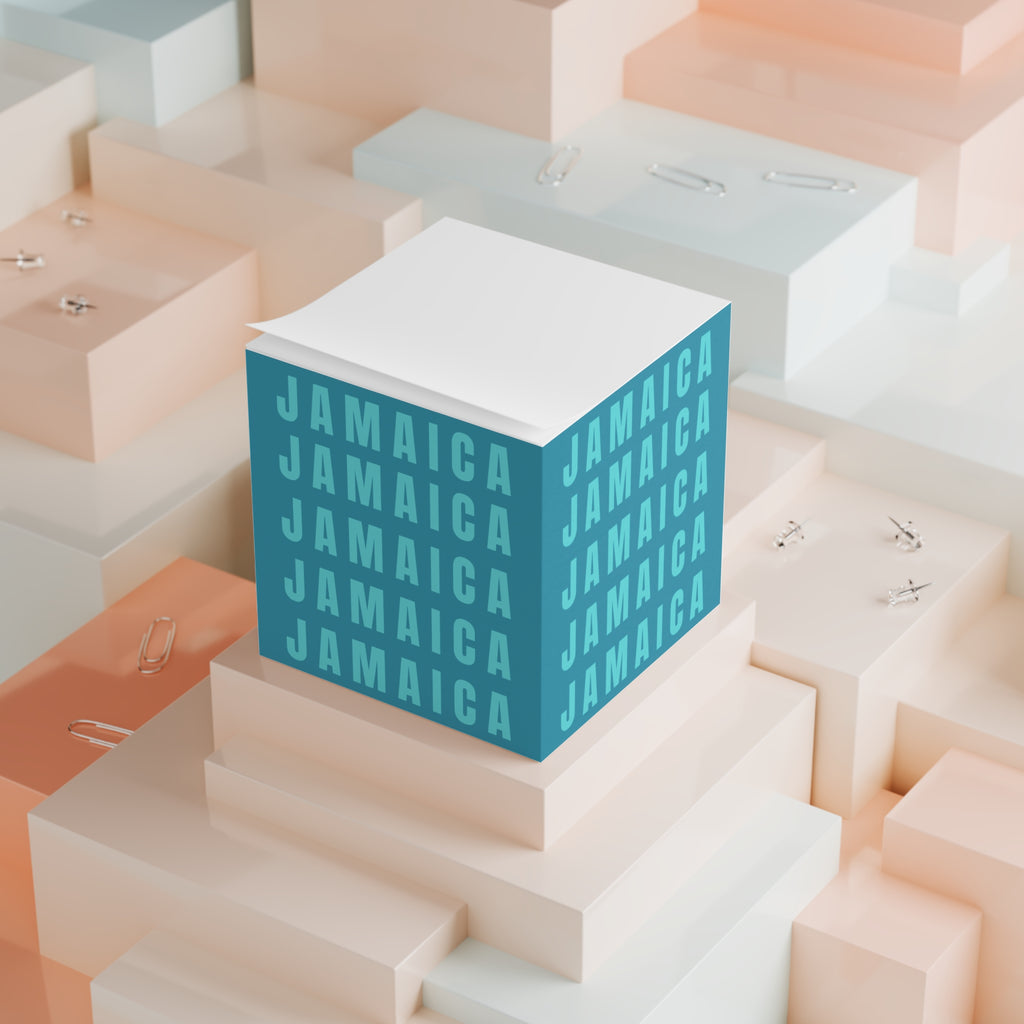 Turquoise Note Cube