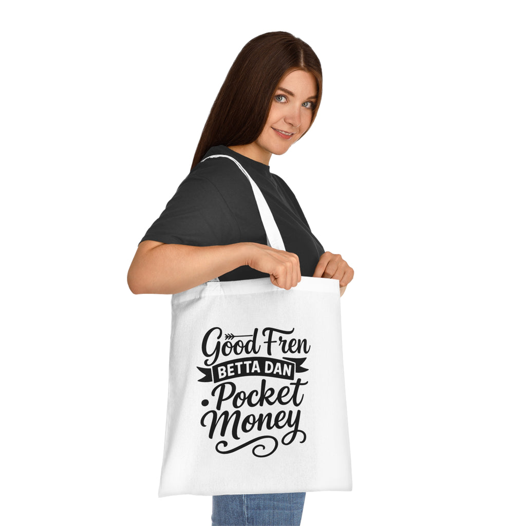 Tote Bag With Popular Jamaican Quote.