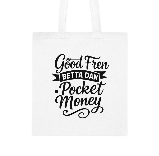 Tote Bag With Popular Jamaican Quote.