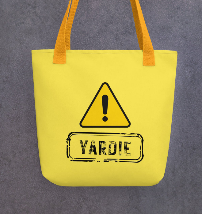 Tote Bag With Fun "Yardie" Print